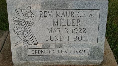 Rev Maurice Richard Miller (1922